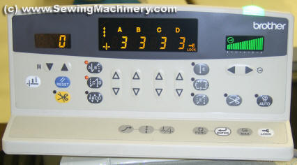 Brother S7200B control panel @ www.sewingmachinery.co.uk